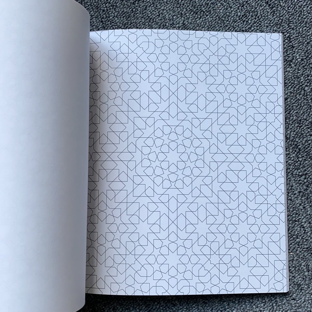 Stress Less Adult Coloring Book - Mosaic Patterns - Brand New - Picture 12 of 14